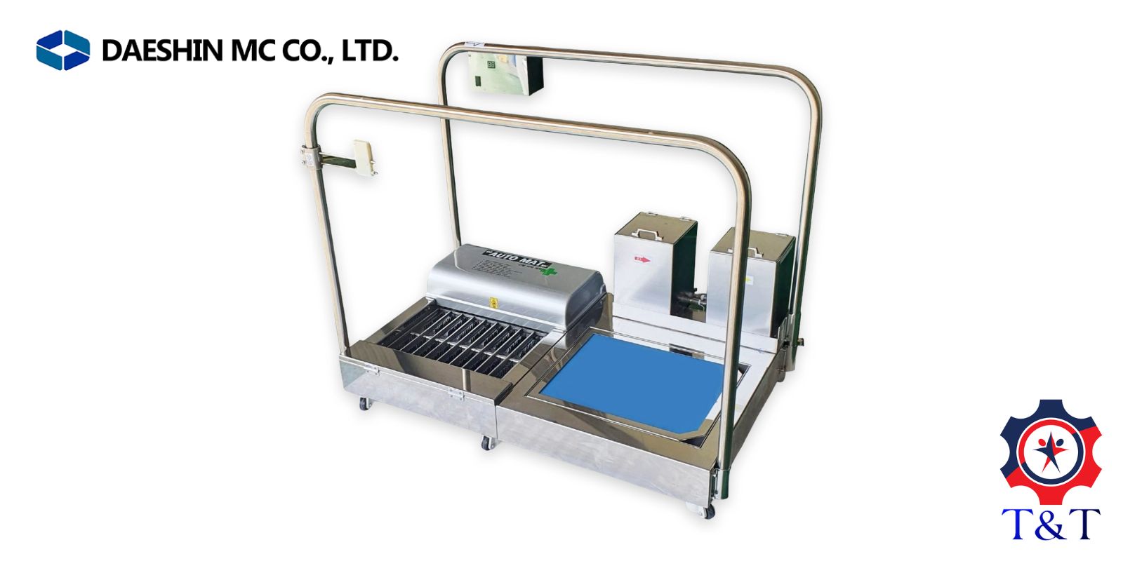 Máy vệ sinh đế giày dạng ướt 1 vị trí Daeshin DS-313DX