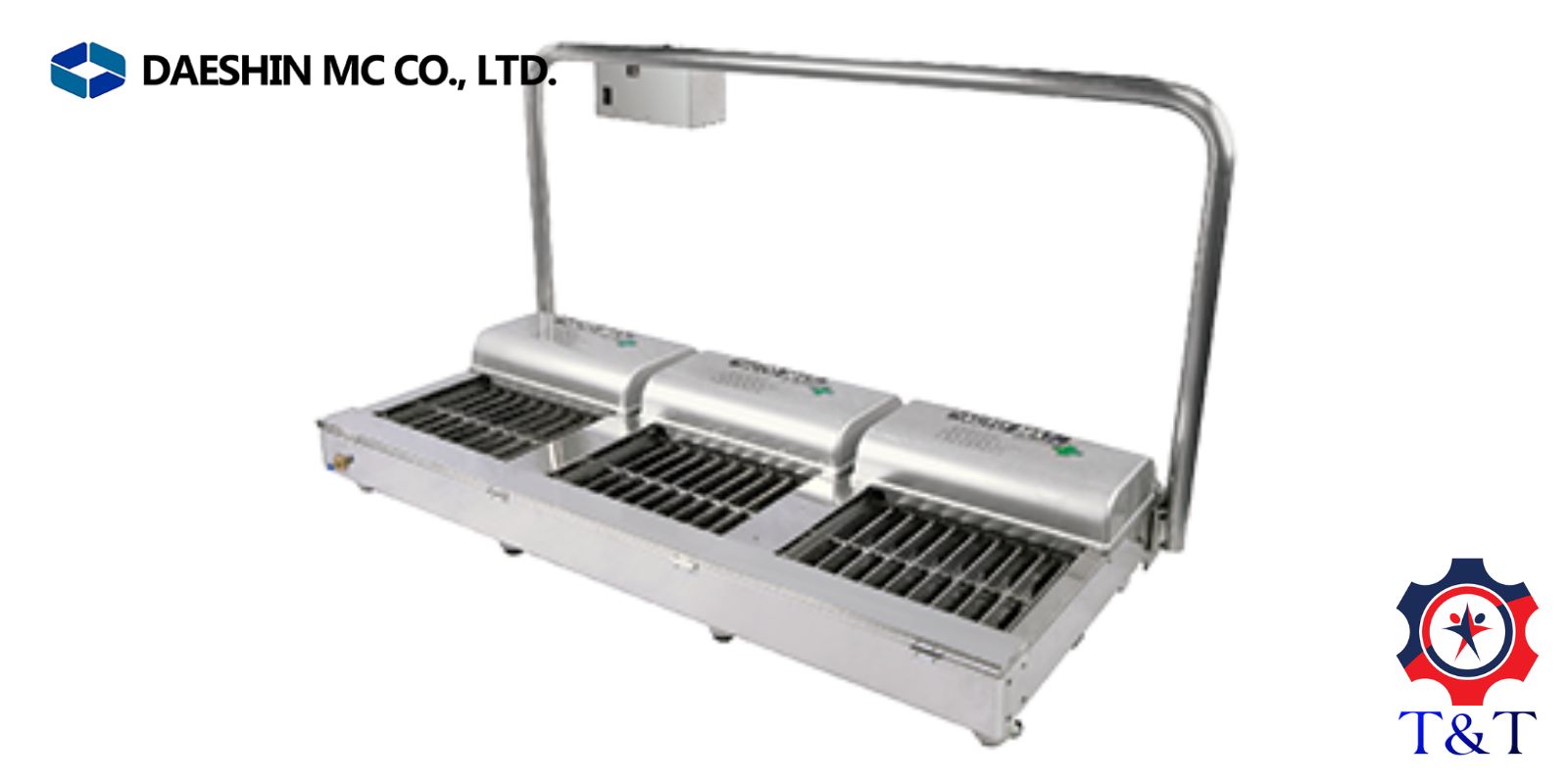 Máy vệ sinh đế giày dạng ướt 3 vị trí Daeshin DS-515