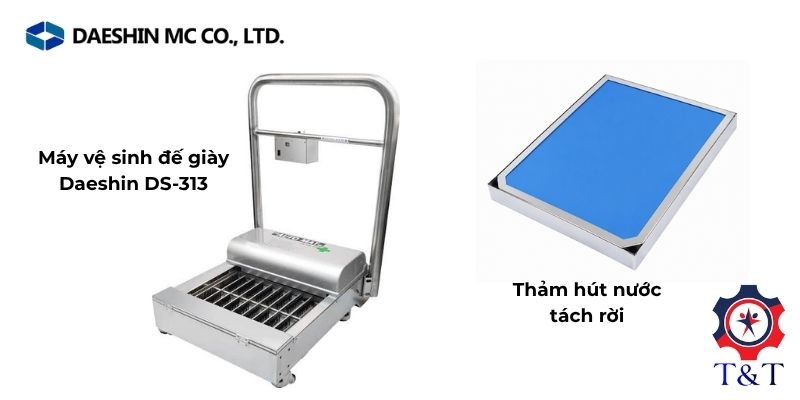 Máy vệ sinh đế giày tự động Daeshin DS-313