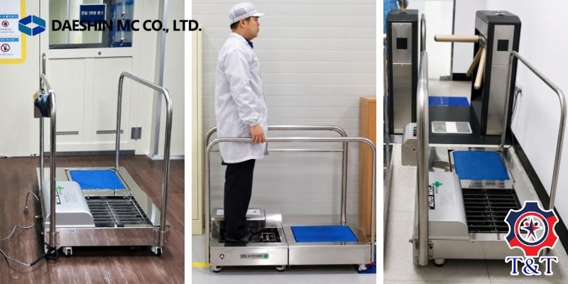 máy vệ sinh đế giày Daeshin DS-313DX được sử dụng trong nhiều môi trường khác nhau